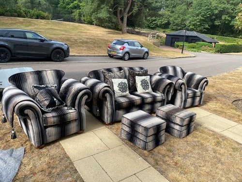 Two seater sofa armchair x2 - seater, ,