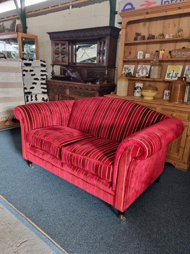 Two seater sofa upholstered - two,