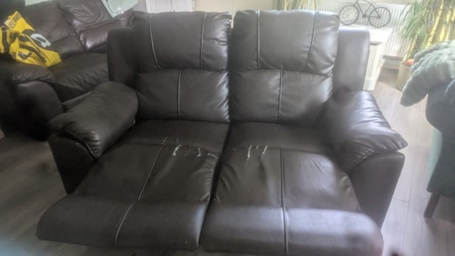 Two seater recliner sofa - two,