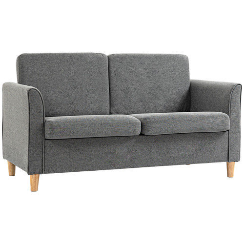 Loveseat 141x70x78cm grey - loveseat,