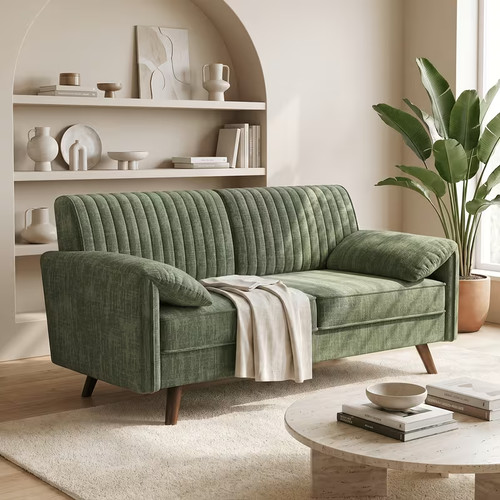Chenille loveseat - 64.5",