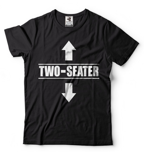 Two seater funny shirt - shirt, mens