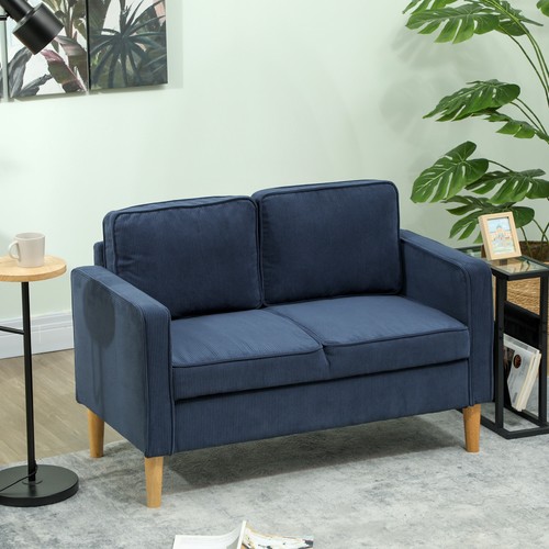 Small two seater corduroy sofa - two-seater,