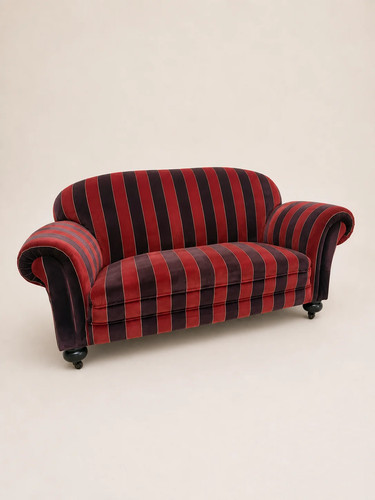 Vintage striped velvet - vintage, two